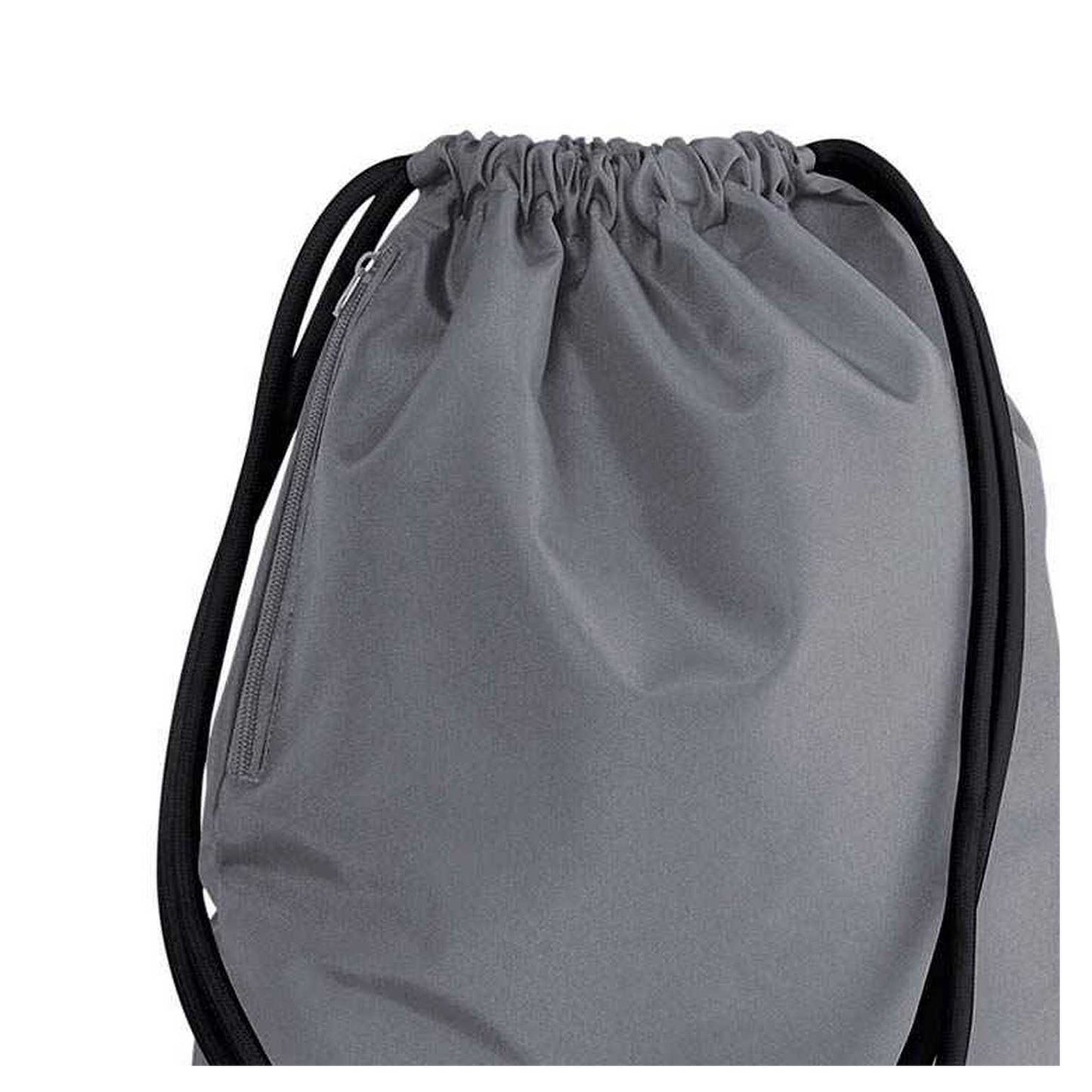 Graphite-Black - Back - Bagbase Icon Drawstring Bag