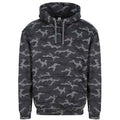 Black - Front - Awdis Mens Camouflage Hoodie