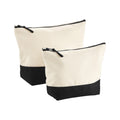 Natural-Black - Front - Westford Mill Dipped Base Accessory Bag