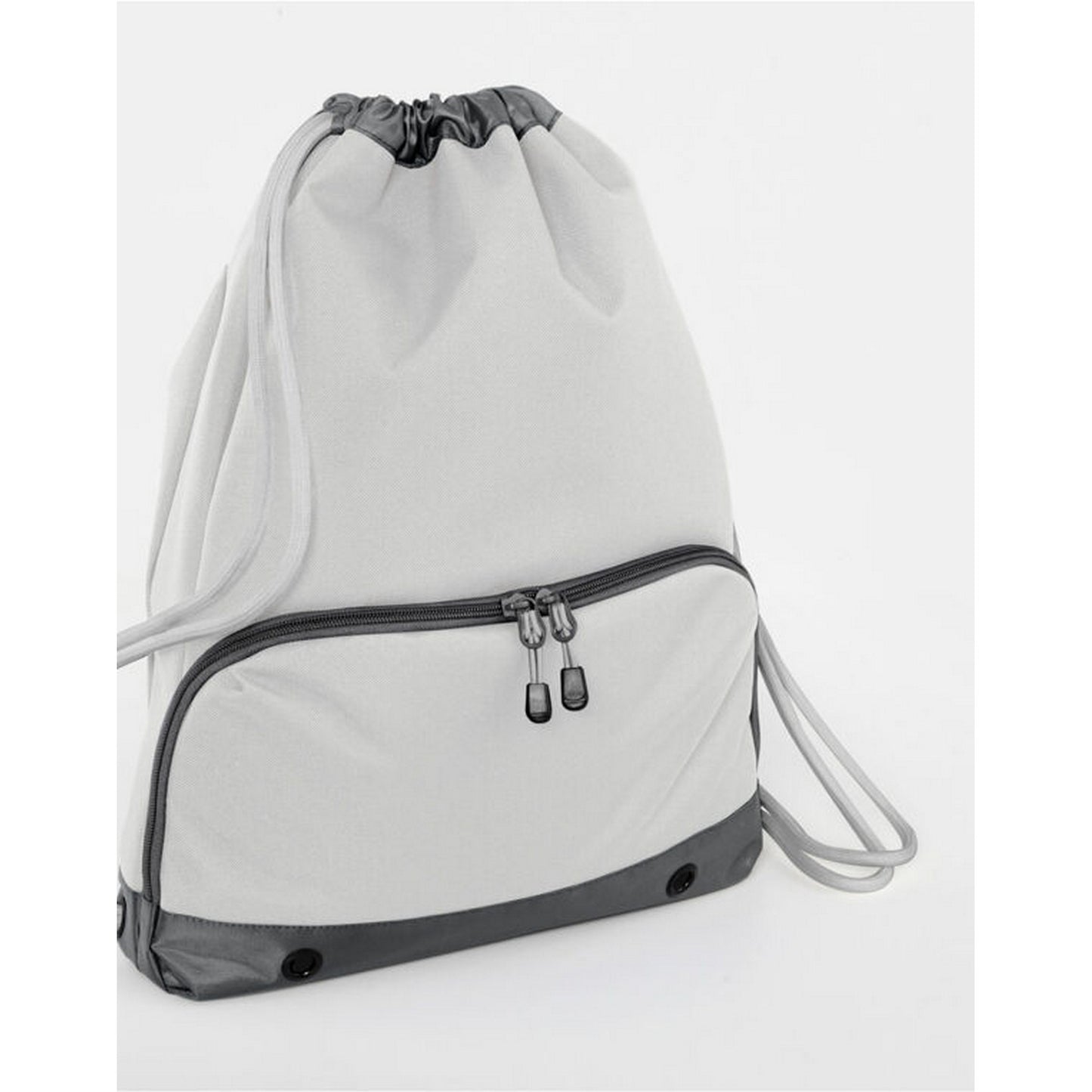 Ice Grey - Front - Bagbase Athleisure Drawstring Bag