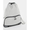 Ice Grey - Front - Bagbase Athleisure Drawstring Bag