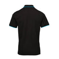 Black-Sunflower - Side - Premier Mens Coolchecker Contrast Pique Polo Shirt