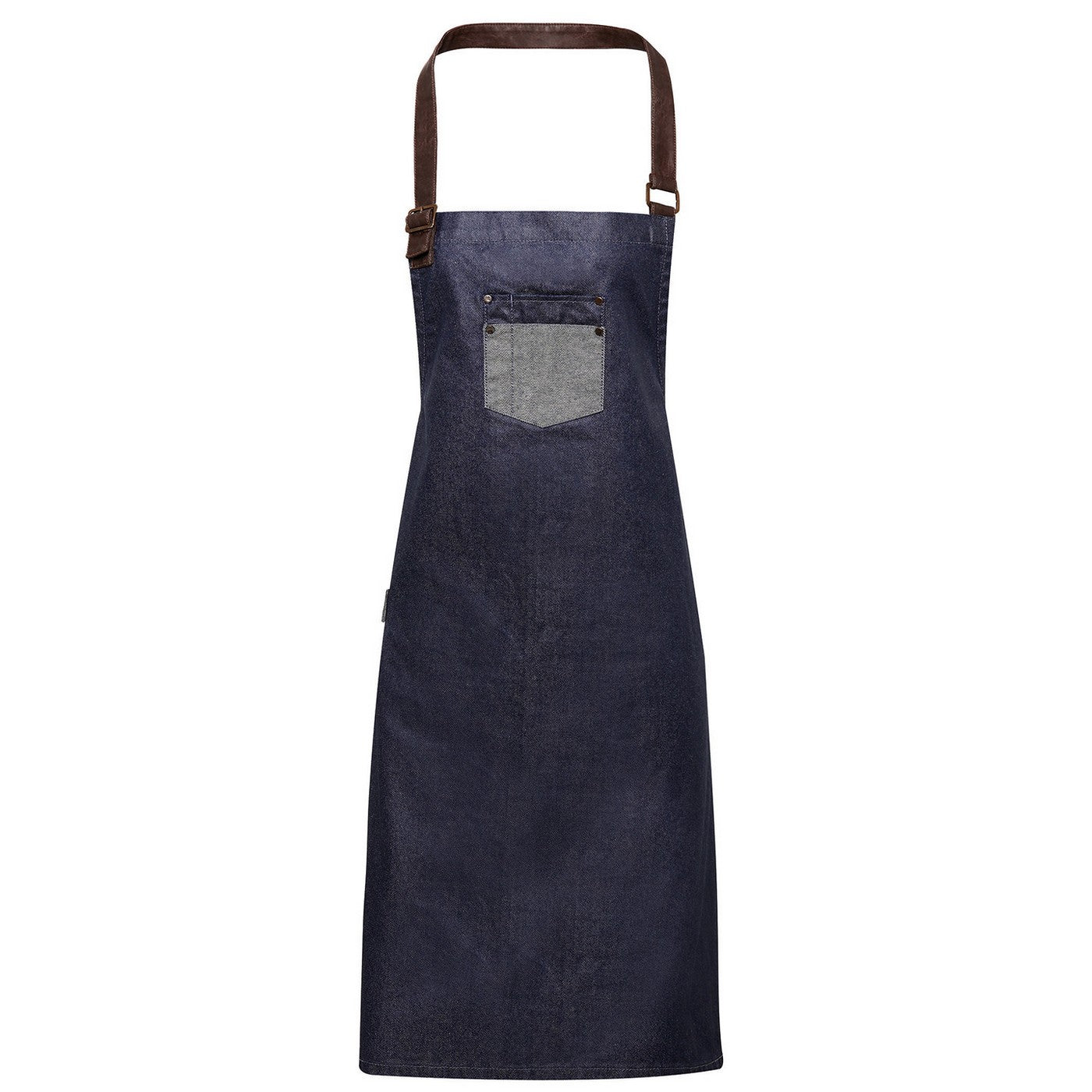 Indigo Denim - Front - Premier Division Bibbed Apron