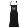 Black Denim - Front - Premier Division Bibbed Apron