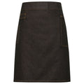 Black-Tan Denim - Front - Premier Division Waist Apron