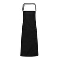 Black Denim - Front - Premier District Bibbed Apron