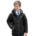 Black-Black - Back - Result Core Childrens-Kids Soft Padded Jacket