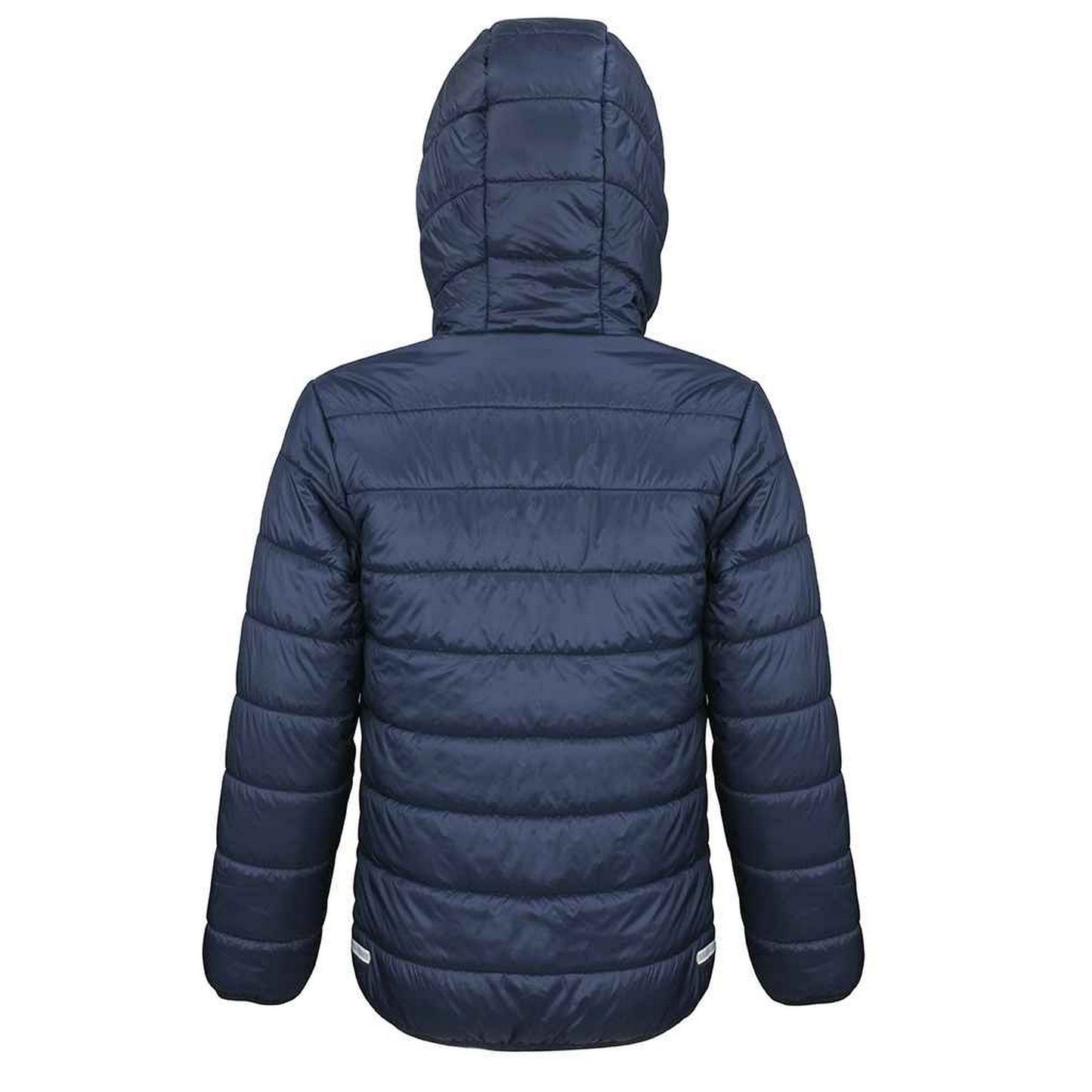 Navy - Back - Result Core Childrens-Kids Soft Padded Jacket