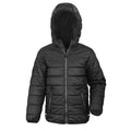 Black-Black - Front - Result Core Childrens-Kids Soft Padded Jacket