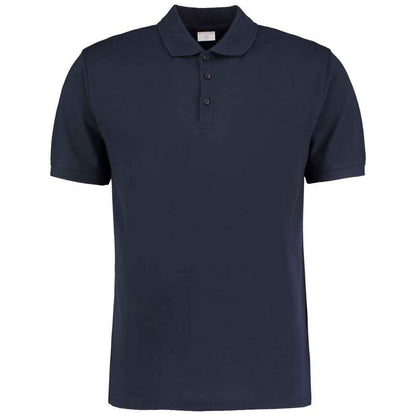 Navy - Front - Kustom Kit Unisex Adult Klassic Pique Slim Polo Shirt