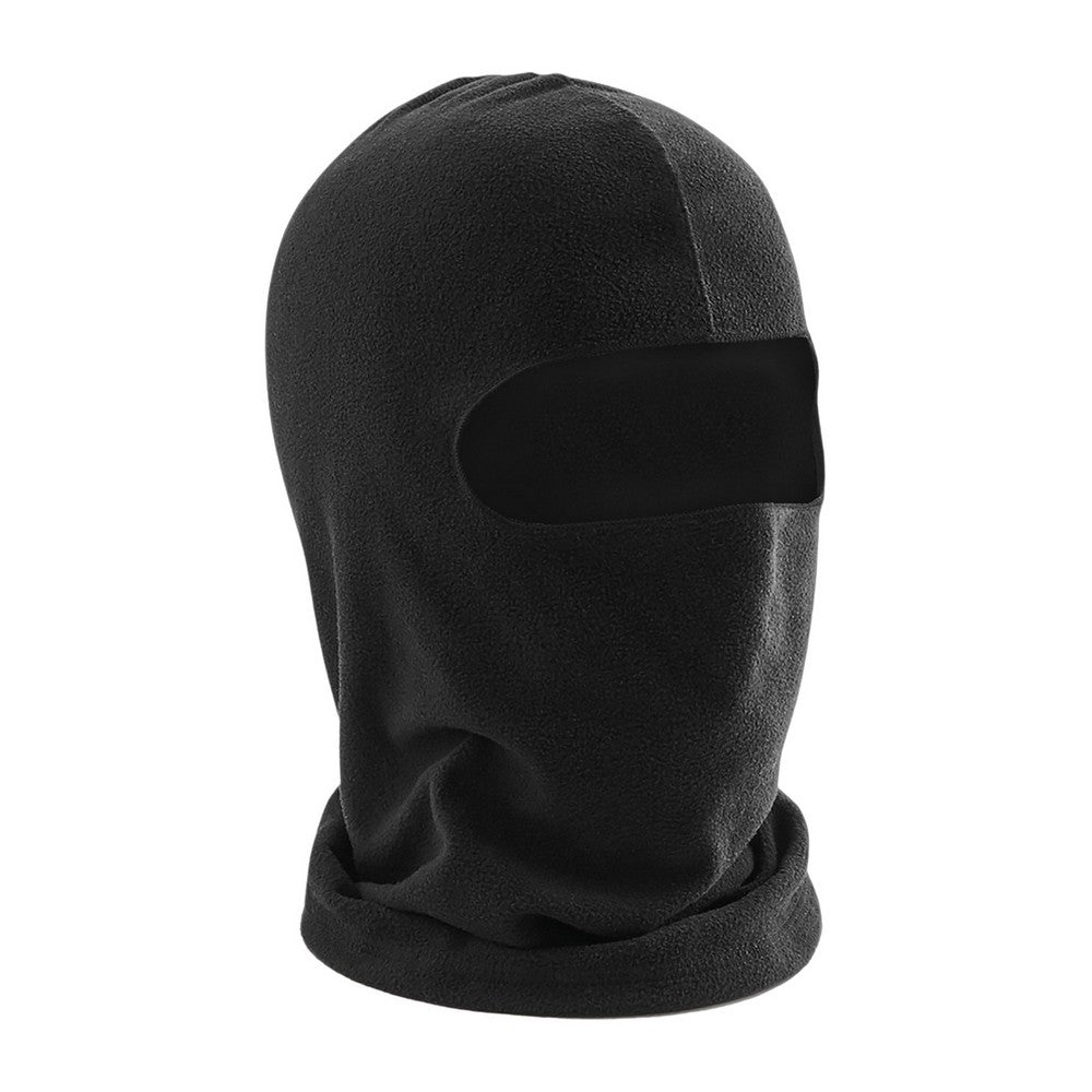 Black - Front - Beechfield Unisex Adult Microfleece Balaclava