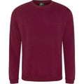 Burgundy - Front - PRORTX Unisex Adult Pro Sweatshirt