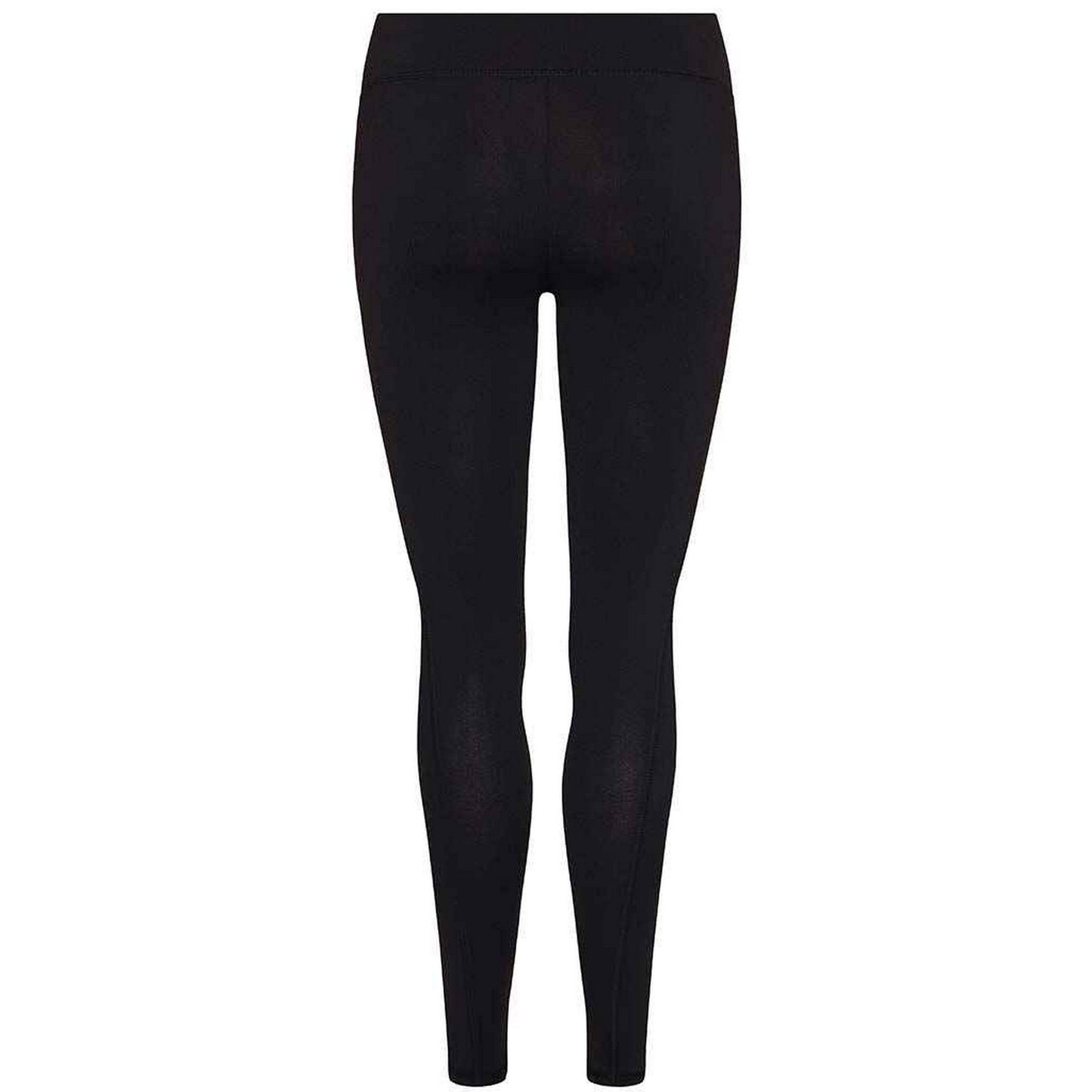 Jet Black - Back - AWDis Cool Womens Athletic Leggings