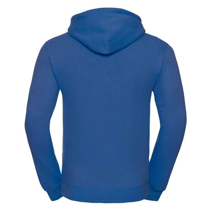 Bright Royal Blue - Back - Russell Mens Plain Hoodie