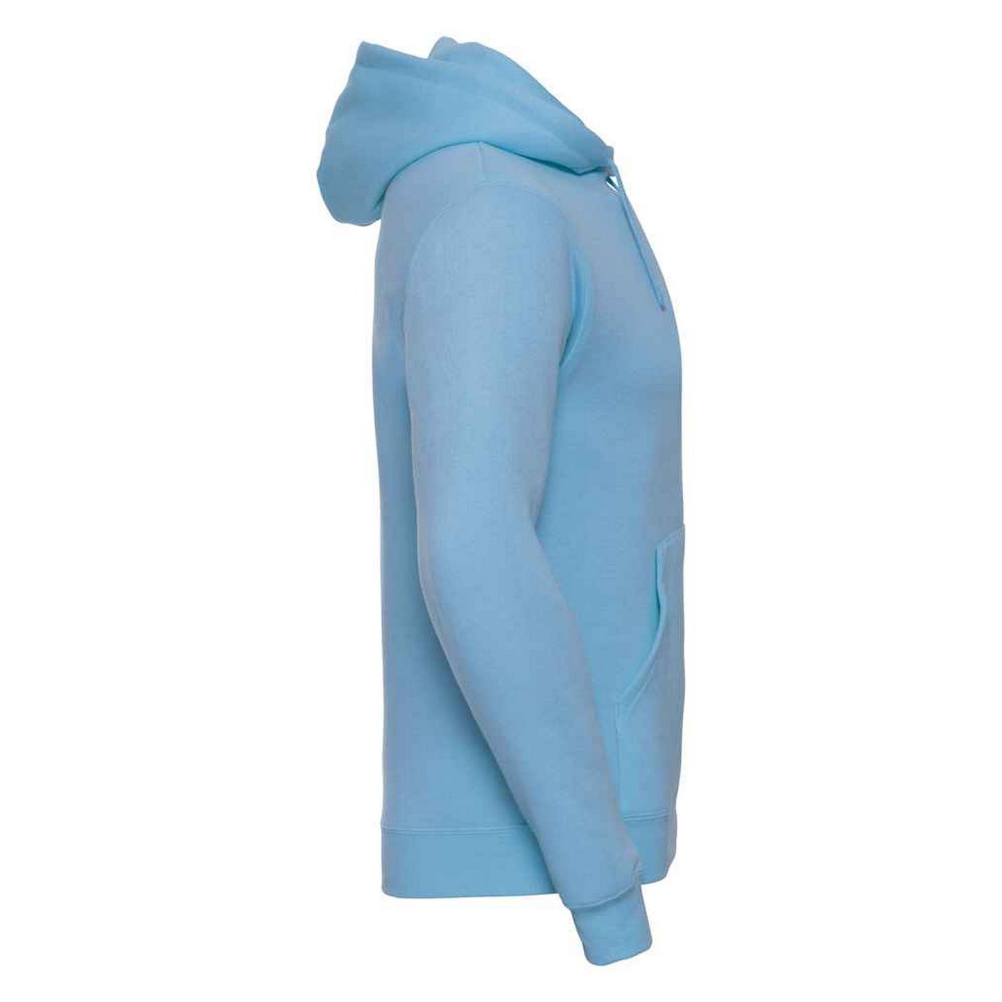 Sky Blue - Side - Russell Mens Plain Hoodie