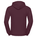 Burgundy - Back - Russell Mens Plain Hoodie