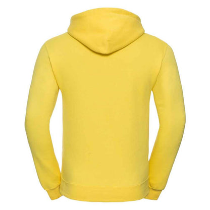 Yellow - Side - Russell Mens Plain Hoodie