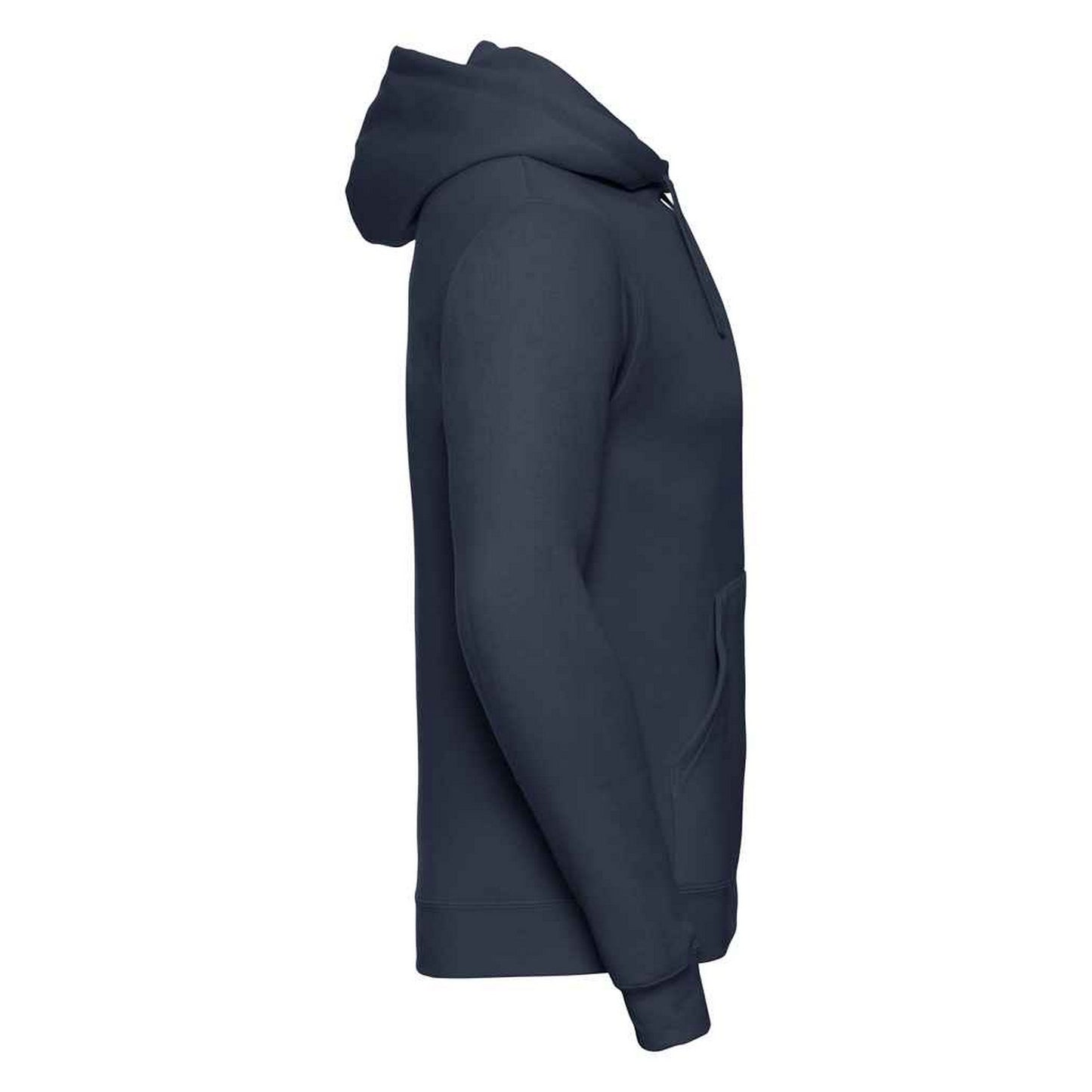 French Navy - Side - Russell Mens Plain Hoodie