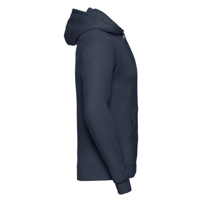 French Navy - Side - Russell Mens Plain Hoodie