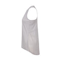 Light Grey - Side - Tombo Womens-Ladies Open Back Vest Top