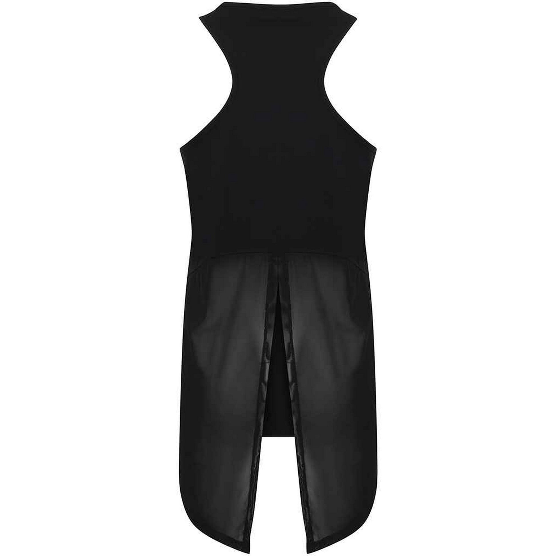 Black - Back - Tombo Womens-Ladies Open Back Vest Top