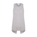 Light Grey - Front - Tombo Womens-Ladies Open Back Vest Top