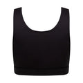 Black-Black - Back - SF Womens-Ladies Fashion Crop Top