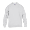 White - Front - Gildan Childrens-Kids Heavy Blend Drop Shoulder Sweatshirt