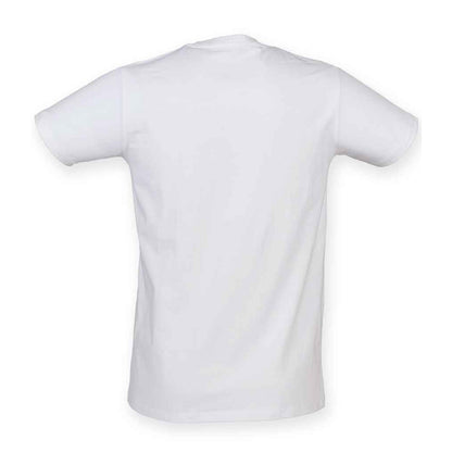 White - Back - SF Mens Feel Good Stretch T-Shirt