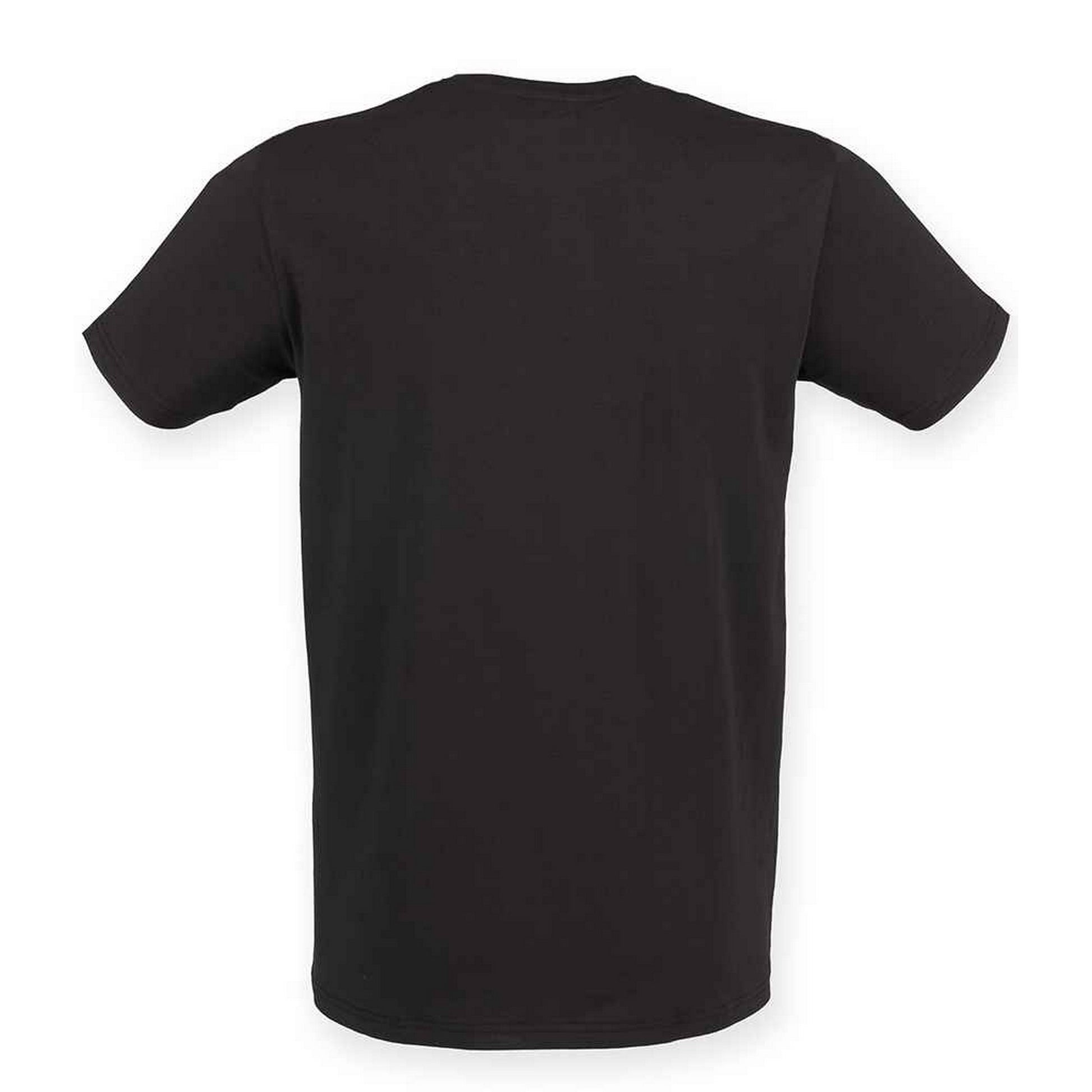 Black - Back - SF Mens Feel Good Stretch T-Shirt