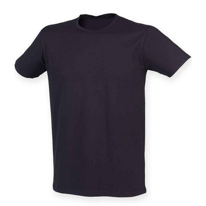 Navy - Front - SF Mens Feel Good Stretch T-Shirt