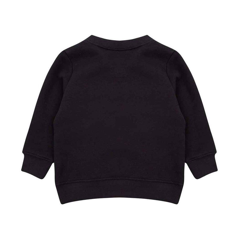 Black - Back - Larkwood Baby Crew Neck Sweatshirt