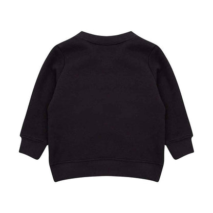 Black - Back - Larkwood Baby Crew Neck Sweatshirt