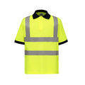Yellow - Front - Yoko Mens Hi-Vis Polo Shirt
