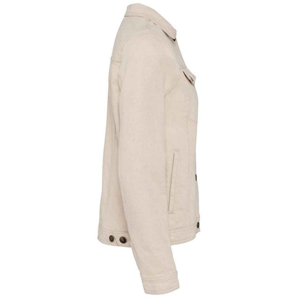 Raw Natural - Side - Native Spirit Womens-Ladies Hemp Jacket