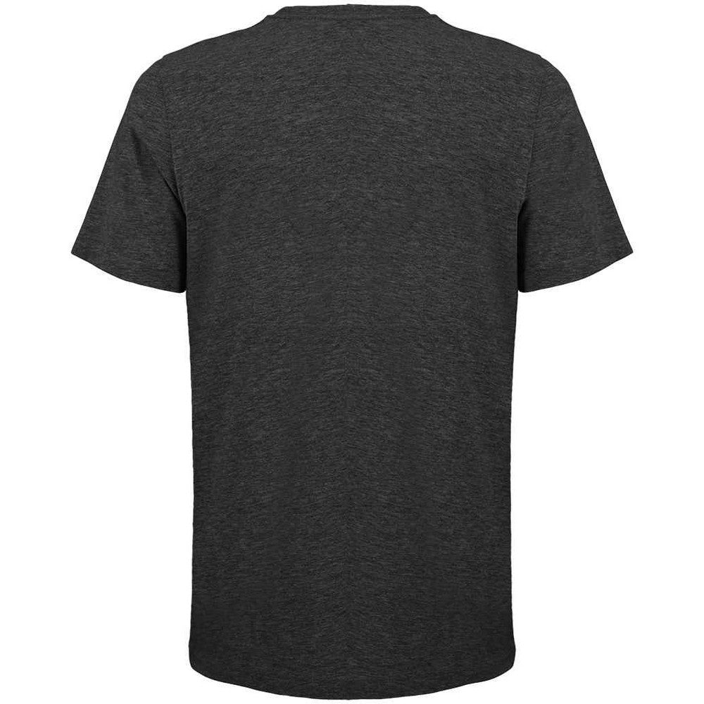 Charcoal - Back - SOLS Unisex Adult Marl T-Shirt