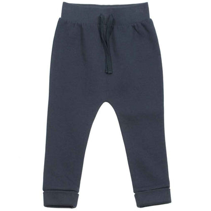 Navy - Front - Larkwood Baby Jogging Bottoms