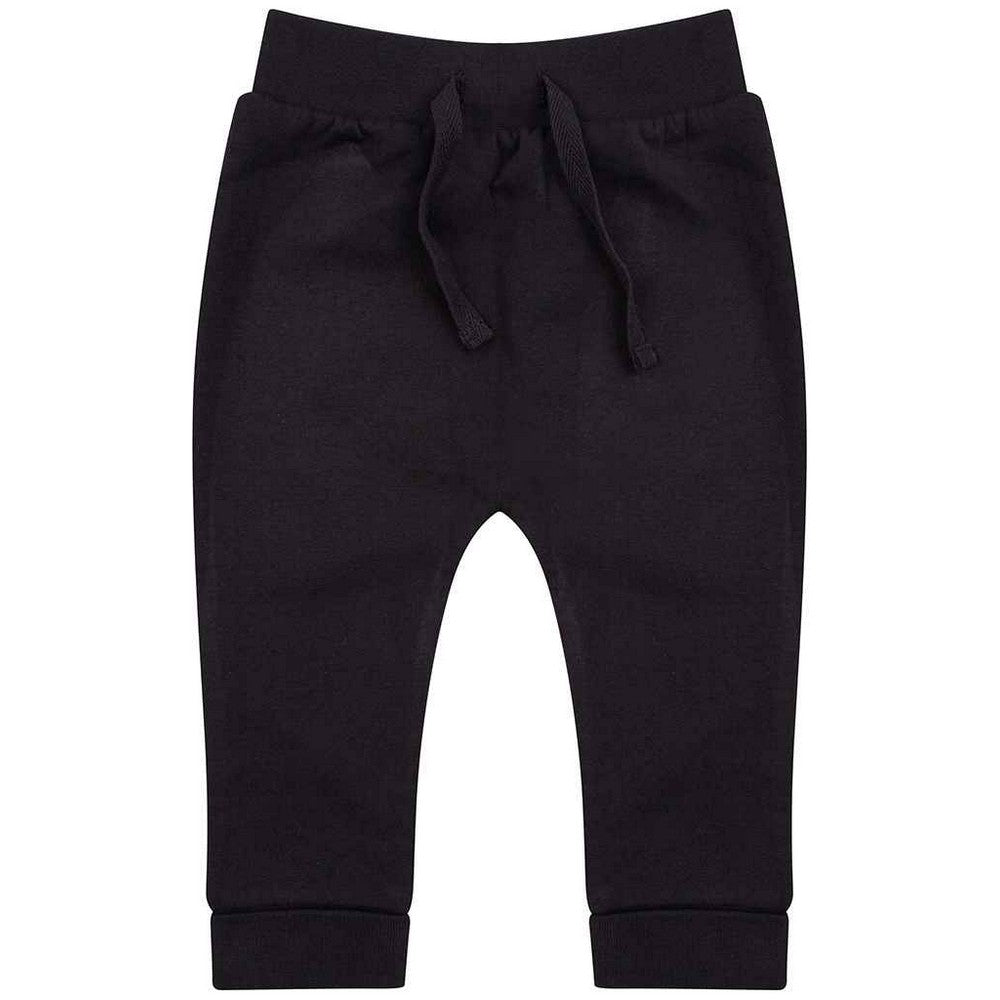 Black - Front - Larkwood Baby Jogging Bottoms