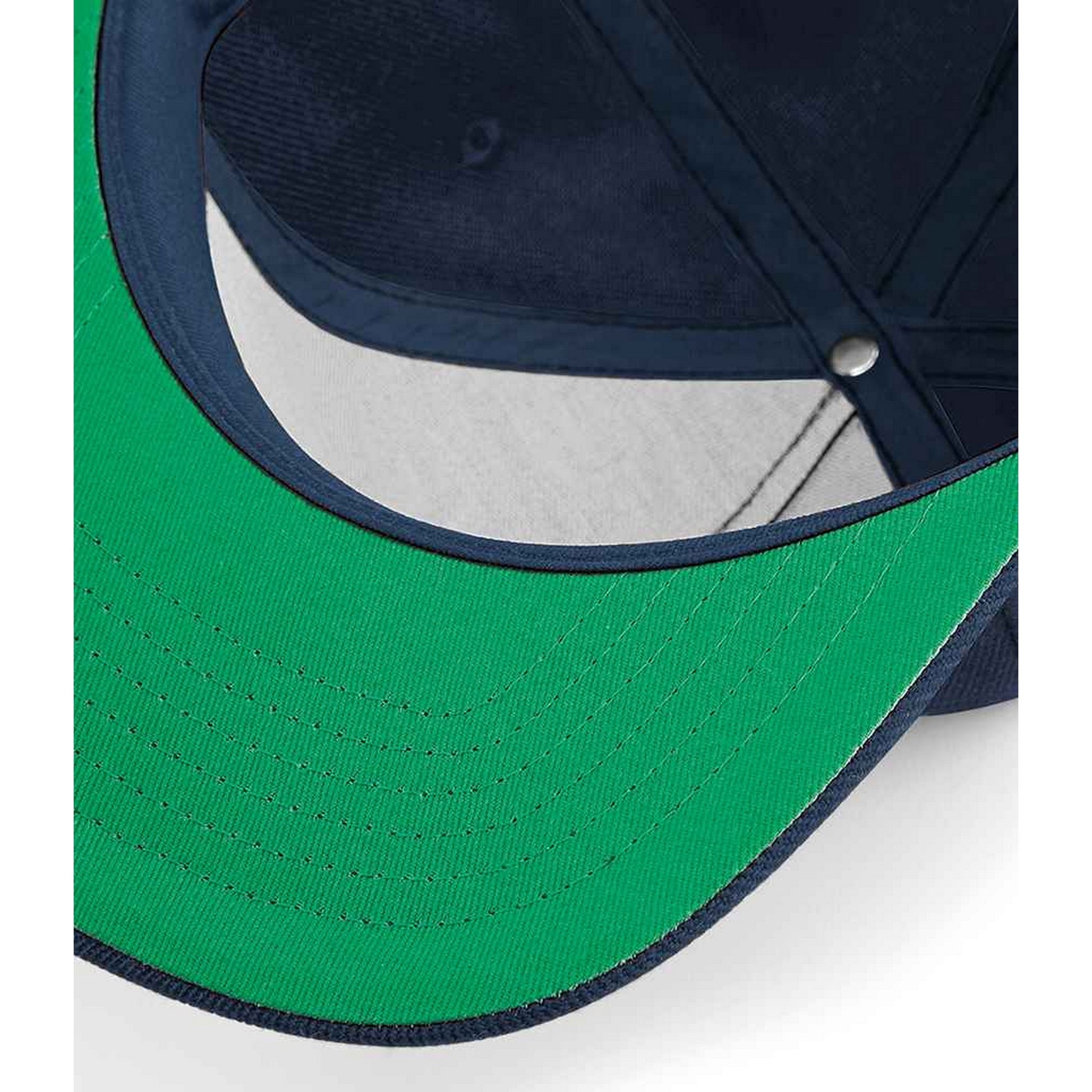 French Navy - Side - Beechfield Original Flat Peak Snapback Cap