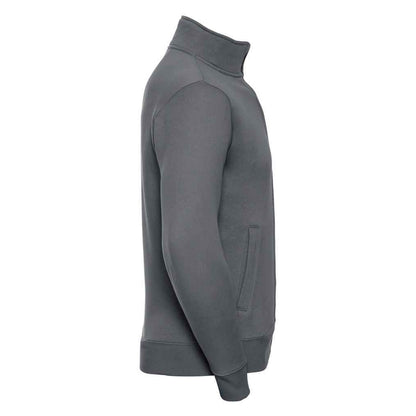 Convoy Grey - Side - Russell Mens Authentic Sweat Jacket