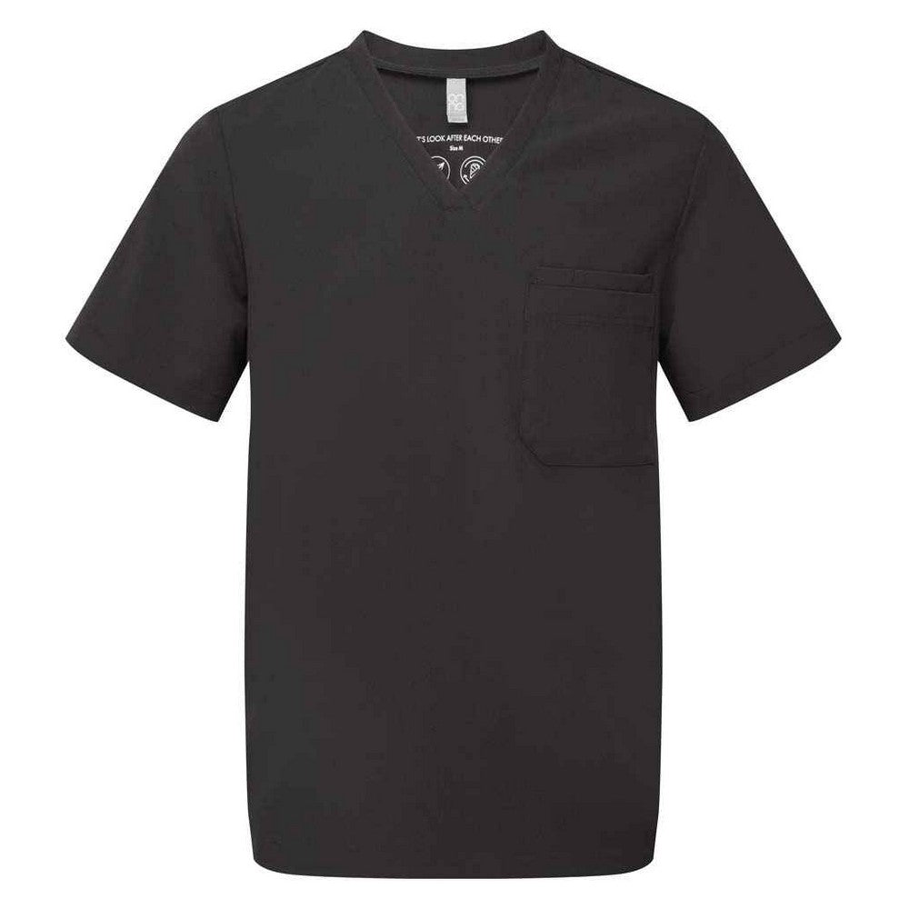 Black - Front - Onna Mens Limitless Onna-Stretch Work Tunic