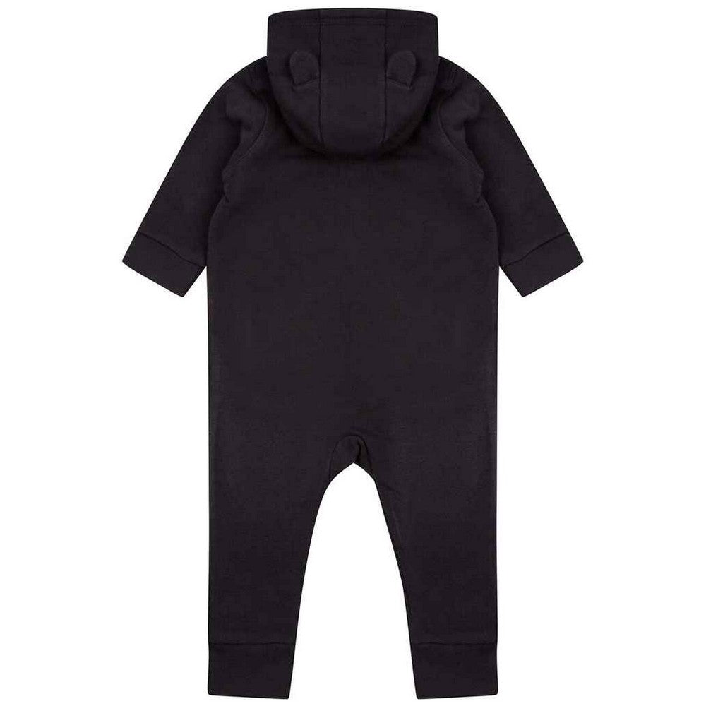 Black - Back - Larkwood Toddler Fleece All-In-One Nightwear