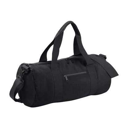 Black-Black - Front - Bagbase Original Duffle Bag