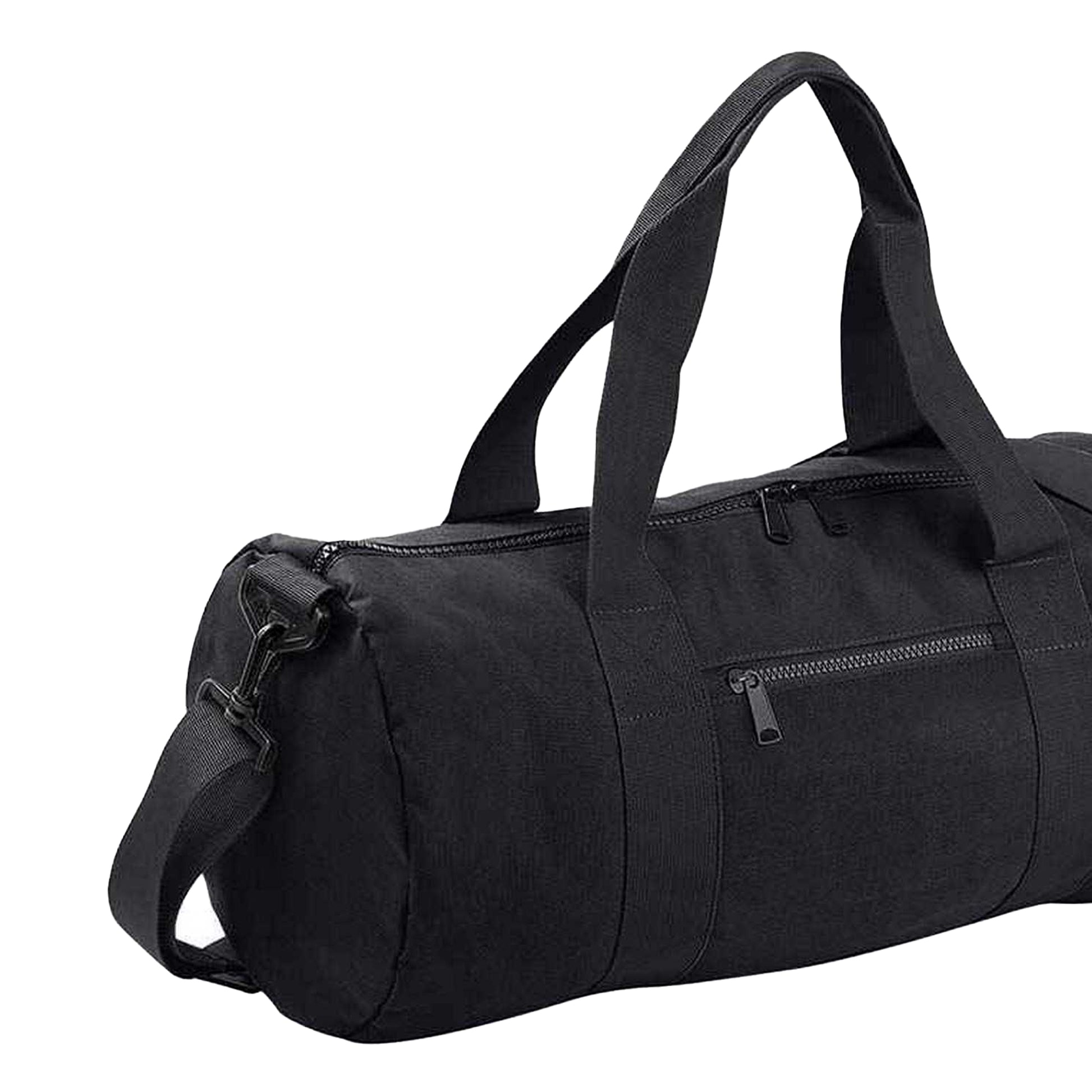 Black-Black - Back - Bagbase Original Duffle Bag