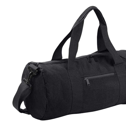 Black-Black - Back - Bagbase Original Duffle Bag