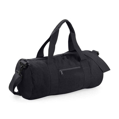 Black-Black - Front - Bagbase Original Duffle Bag