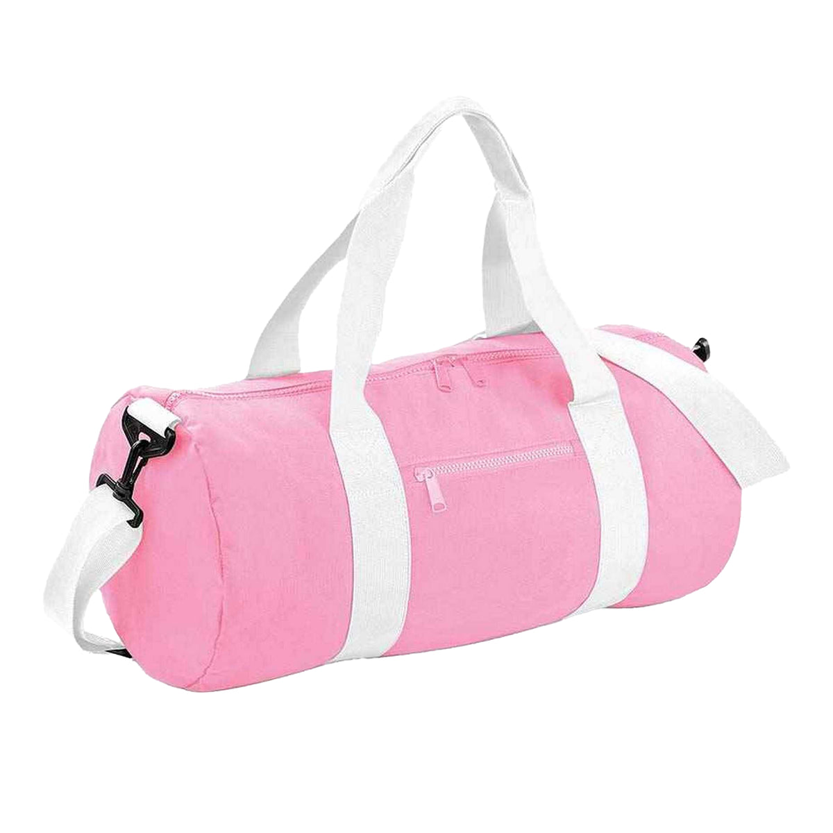 Classic Pink-White - Front - Bagbase Original Duffle Bag