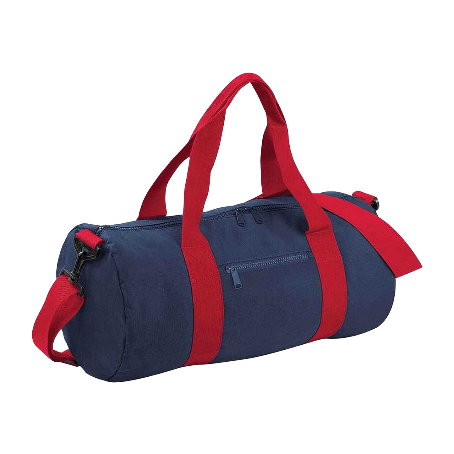 French Navy-Classic Red - Front - Bagbase Original Duffle Bag