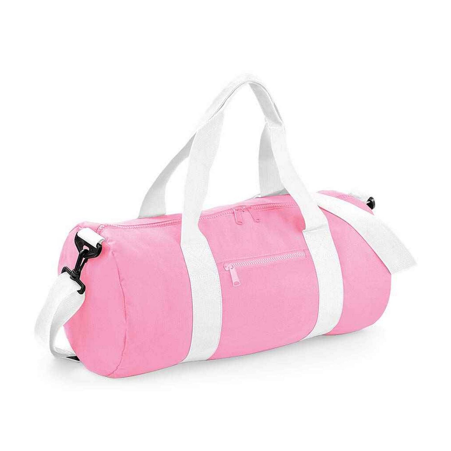 Classic Pink-White - Front - Bagbase Original Duffle Bag