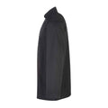 Black - Side - Premier Unisex Adult Stud Front Long-Sleeved Chef Jacket